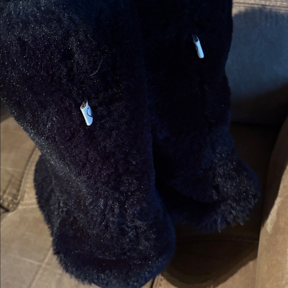 Lauren Conrad Cozy Black Furry Boots - Picture 2 of 5
